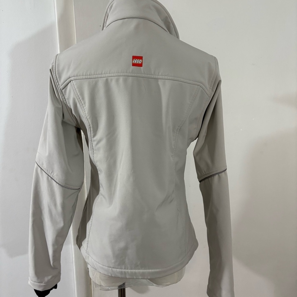 Hurricane LEGO Tan Full Zip Windbreaker Jacket Women’s S - Picture 6 of 14